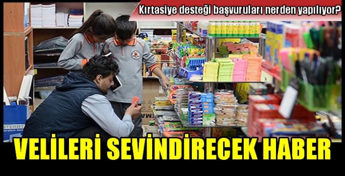 Velilere müjde! Kırtasiye yardımı yapılacak