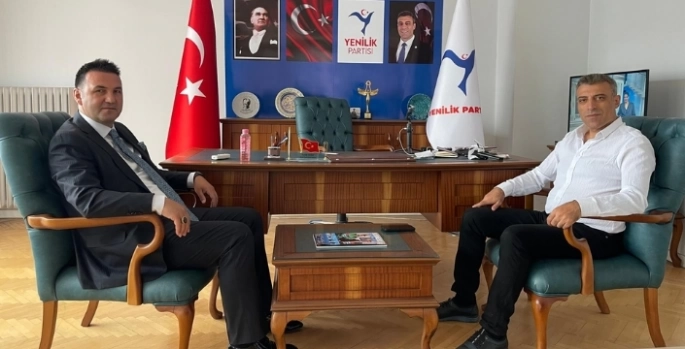 TÜMKON Başkanı Atıcı Yenilik Partisi’ni ziyaret etti: Dijital dönüşüm masada!