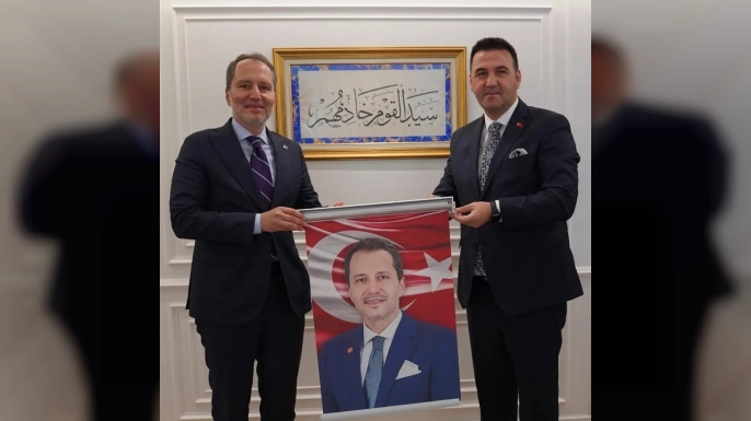 Genel Başkan Sami Atıcı ve heyeti, Fatih Erbakan’la bir araya geldi