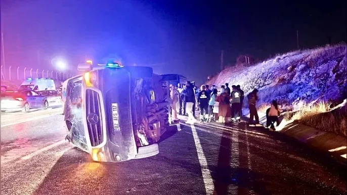 Malatya'da trafik kazası: 14 yaralı