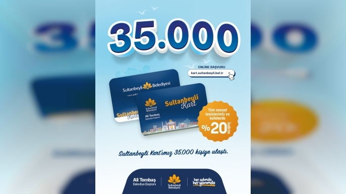 Sultanbeyli Kart 35 bini geçti: Yüzde 20 indirim avantajı!
