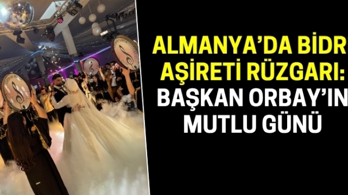 Almanya’da Bidri Aşireti rüzgarı: Başkan Orbay’ın mutlu günü