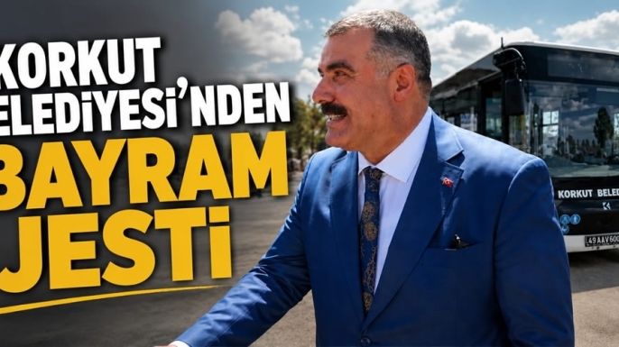 Korkut Belediyesi’nden Bayram Jesti