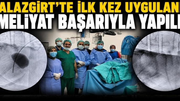 Malazgirt’te ilk kez uygulandı: Ameliyat başarıyla yapıldı