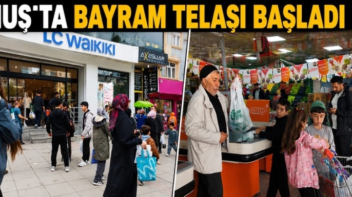 Muş’ta Bayram Telaşı Başladı