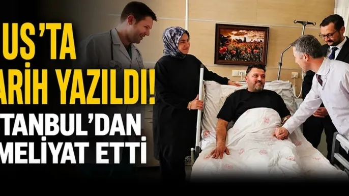 Muş'ta Tarih Yazıldı! İstanbul'dan Ameliyat Etti
