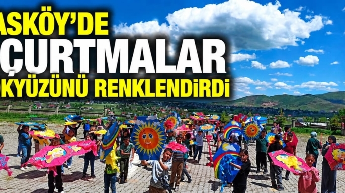Hasköy'de Gökyüzü Uçurtmalarla Renklendi