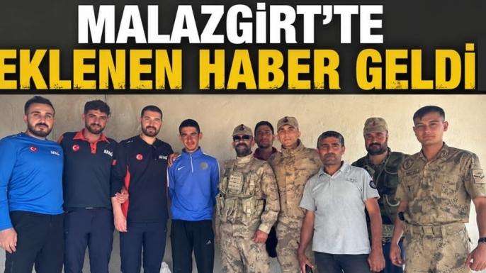 Malazgirt’te beklenen haber geldi
