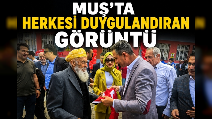 Muş'ta Herkesi Duygulandıran Görüntü