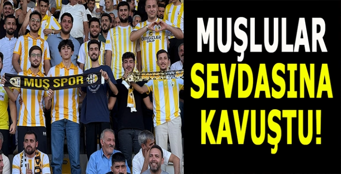 Muşspor taraftarıyla buluştu: Tutkulu destek devam ediyor!
