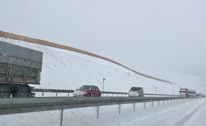 Kar sürprizi Erzincan\