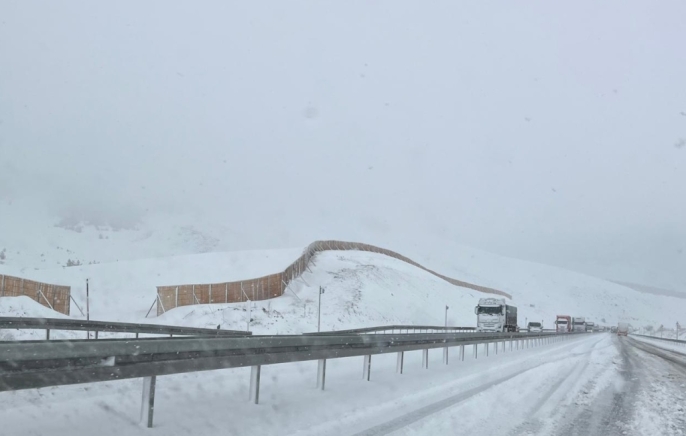 Kar sürprizi Erzincan\