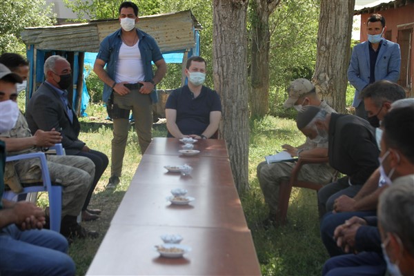 Kaymakam Demirer Aktuzla köyünü ziyaret etti