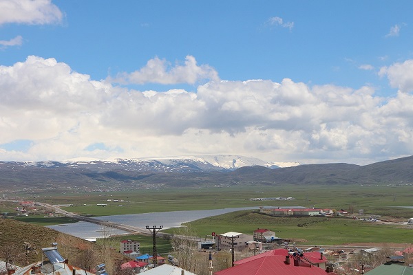 Karlıova'da doğa ilkbahar renklerine büründ
