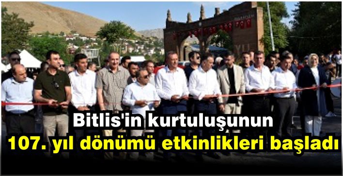Bitlis'in kurtuluşunun 107. yıl dönümü etkinlikleri başladı