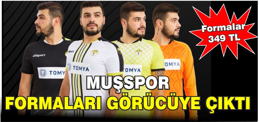 Muşspor formaları görücüye çıktı