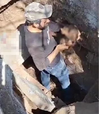 Diyarbakır'da mezar açma işlemi yapan görevlinin saygısızlığı tepki çekti