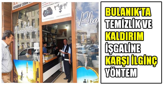 Muş Bulanık Belediyesi zabıta ekipleri esnafa bilgilendirme yaptı