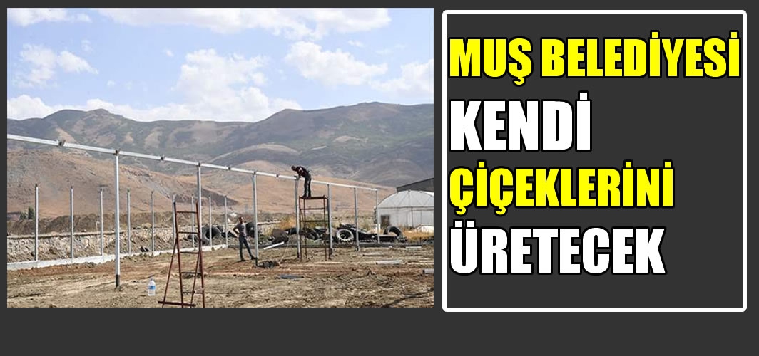 Muş’ta bin 530 metrekarelik sera projesi devam ediyor