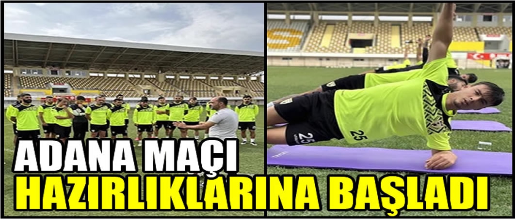Muşsspor Adana maçı hazırlıklarına başladı