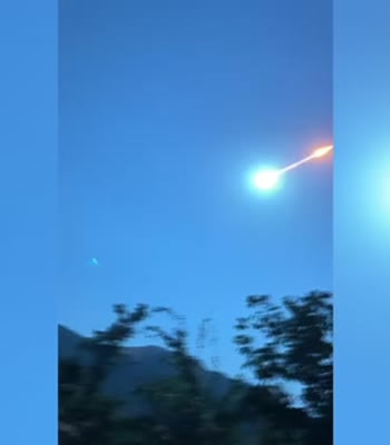 Uzmanlar dün akşam gökyüzünde görülen parlak ışığın ne olduğunu açıkladı