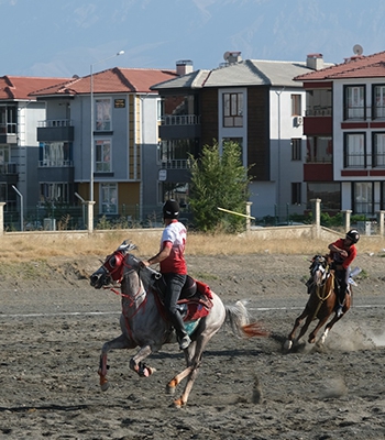 Atlı ciritte 1. Lig'e Yükselme D Grubu müsabakaları Erzincan'da başladı