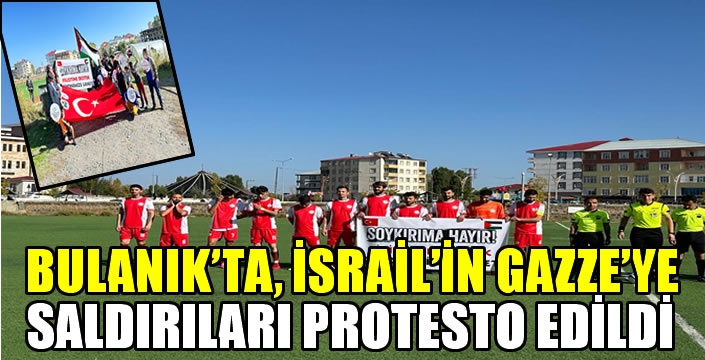 Bulanık'ta, İsrail'in Gazze'ye saldırıları protesto edildi: Katil ve terörist İsrail destekçisi olan bütün ülkeleri lanetliyoruz!