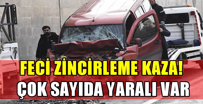 Van'da zincirleme kaza! Çok sayıda yaralı var