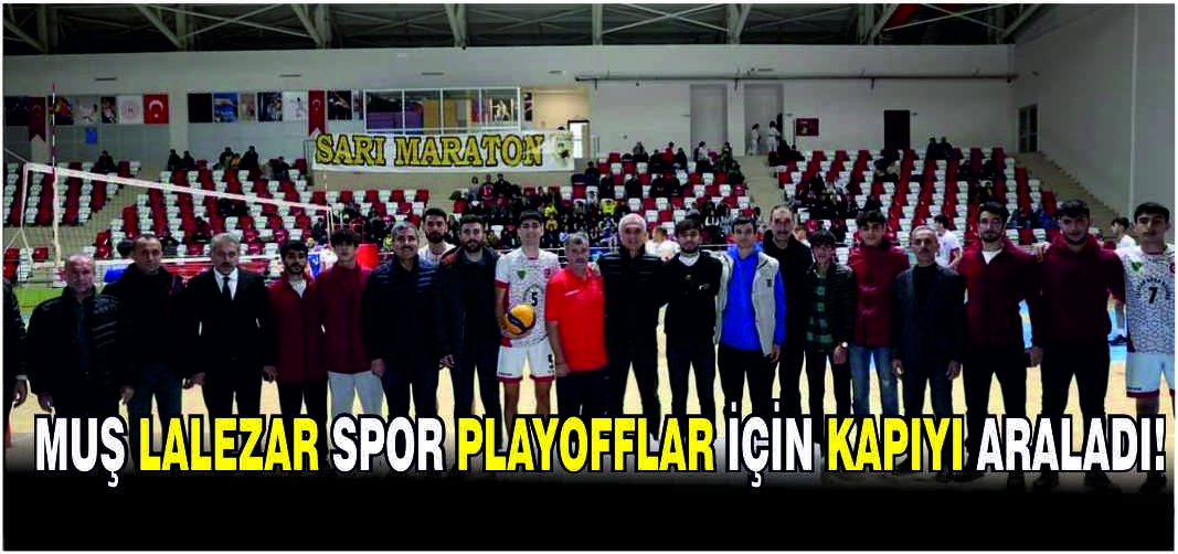 Muş Lalezar spor playofflar için kapıyı araladı!