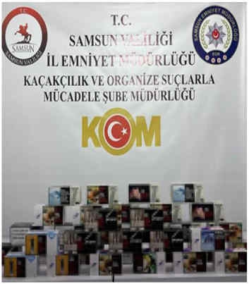 Samsun'da 7 bin makaron ele geçirildi