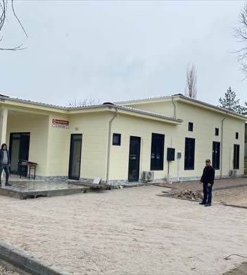 45 günde çelik cami yapıldı
