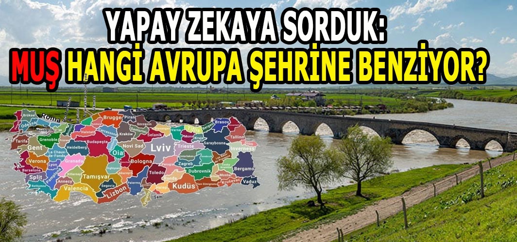 Muş en çok hangi şehre benziyor? Yapay zekâ yanıtladı!