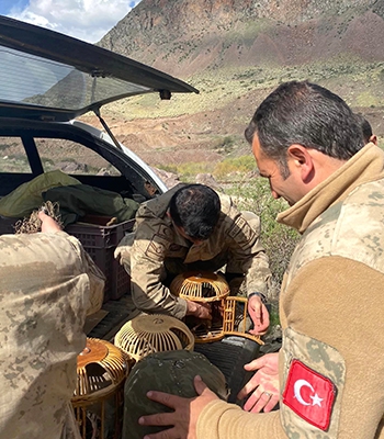 Erzurum'da usulsüz avlanan 6 kişiye 108 bin lira ceza kesildi