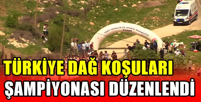 Türkiye Dağ Koşuları Şampiyonası düzenlendi