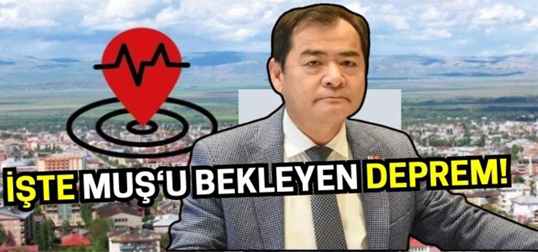 Japon deprem uzmanı Moriwaki’den korkutan Muş depremi uyarısı: 6.5 büyüklüğünde olacak!
