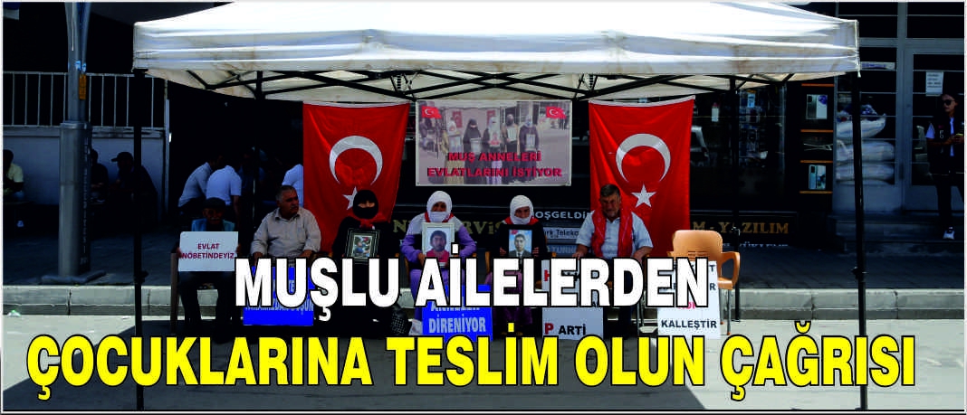 Muşlu ailelerden çocuklarına teslim olun çağrısı