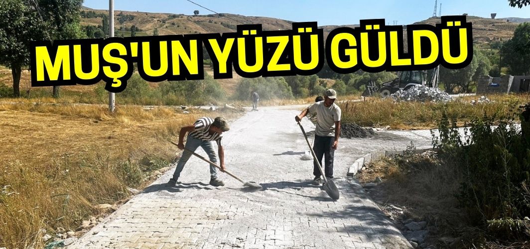 Muş'un yüzü güldü: Köyler modern yollara kavuştu!