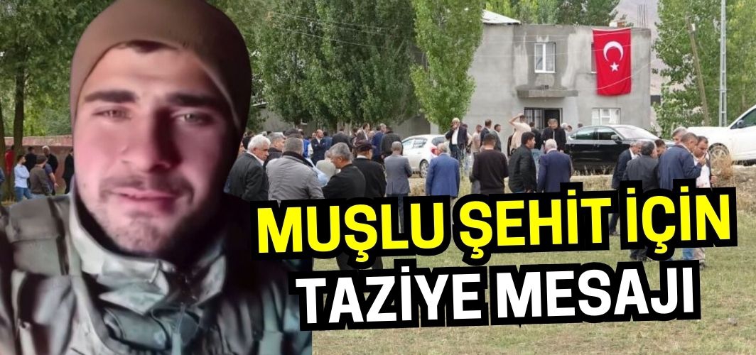 AK Parti Muş Milletvekili Şimşek’ten Şehit Abakay için taziye mesajı