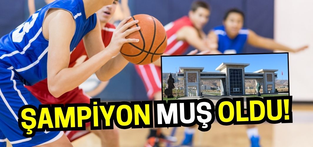 3x3 Basketbol turnuvasında şampiyon Muş oldu!