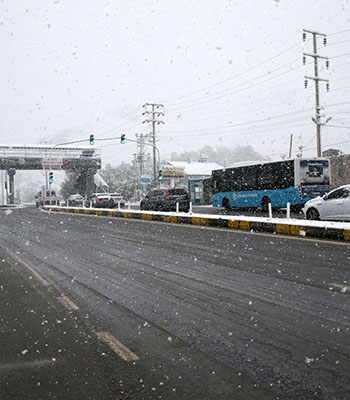 Bitlis'te kar etkili oldu
