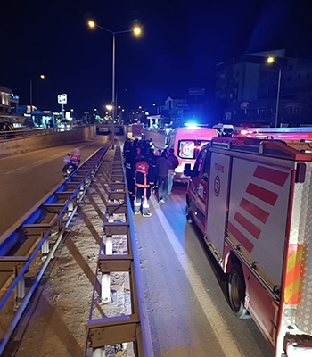 Van'da motosikletin vinç aracına çarpması sonucu 1 kişi öldü