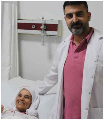 72 yaşındaki kadının karnından 20 kilogramlık kitle çıkarıldı