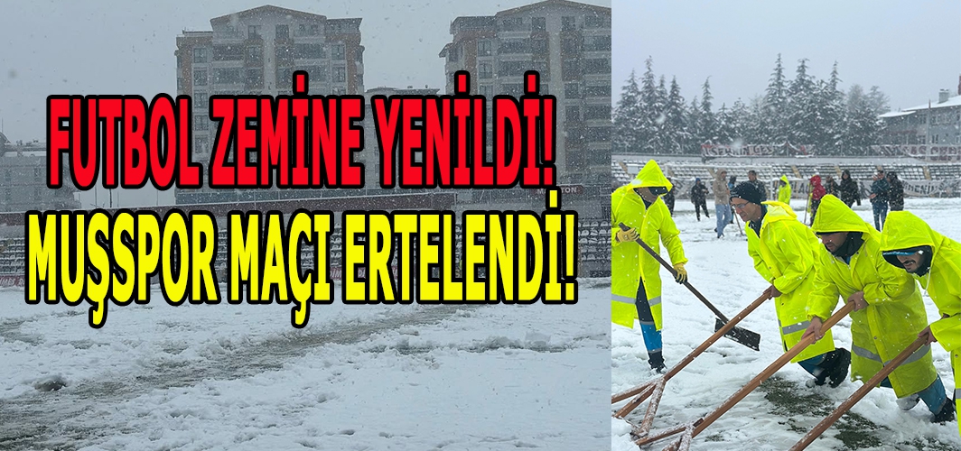 Kar yağışı engel oldu! Tokat Plevnespor - Muşspor maçı ertelendi!