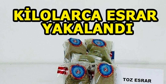 Bingöl'de 3 kilo 257 gram esrar ele geçirildi