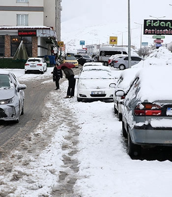 Bitlis'te kar yağışı etkili oluyor