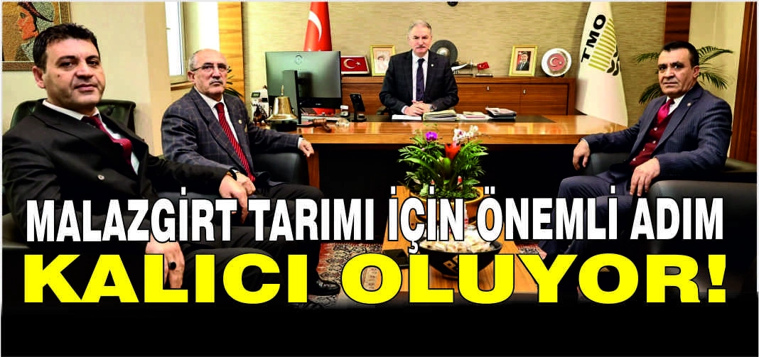 Malazgirt tarımı için önemli adım: Kalıcı oluyor!