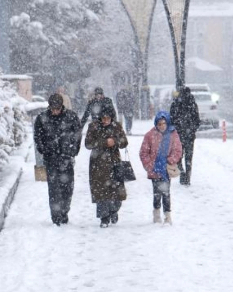 AFAD'dan 5 il için turuncu kodlu kar uyarısı