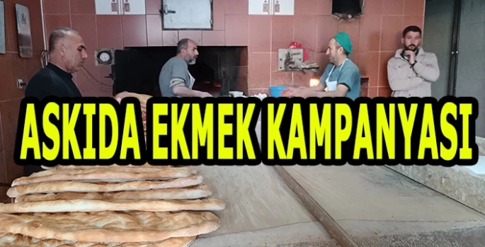 Bitlis'te fırıncılardan askıda ekmek kampanyası