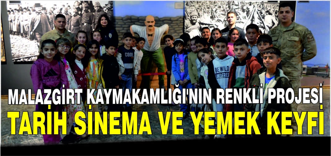 Malazgirt Kaymakamlığı'nın renkli projesi: Tarih, sinema ve yemek keyfi