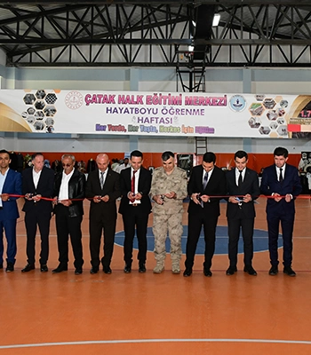 Çatak'ta Hayat Boyu Öğrenme Haftası etkinliği yapıldı